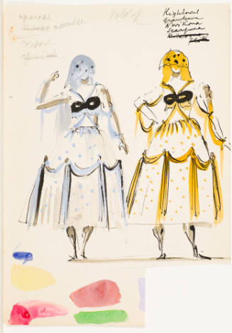 Carnival Guests for the Ballet “Devil’s Holiday” (Diable S’Amuse) (Scene III)