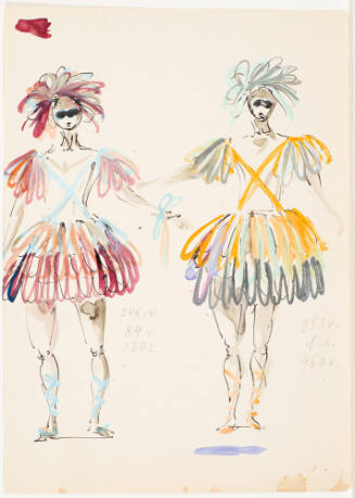 Carnival Guests for the Ballet “Devil’s Holiday” (Diable S’Amuse) (Scene III)