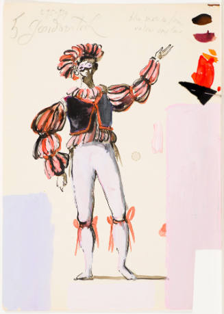 Carnival Guest for the Ballet “Devil’s Holiday” (Diable S’Amuse) (Scene III)