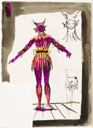 Devil for the Ballet “Devil’s Holiday” (Diable S’Amuse) (Scene III)