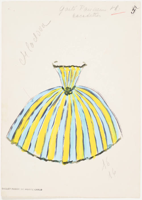 Cocodette's Dress for the Ballet "Gaité Parisienne"