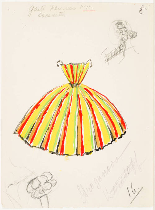 Cocodette's Dress for the Ballet "Gaité Parisienne"
