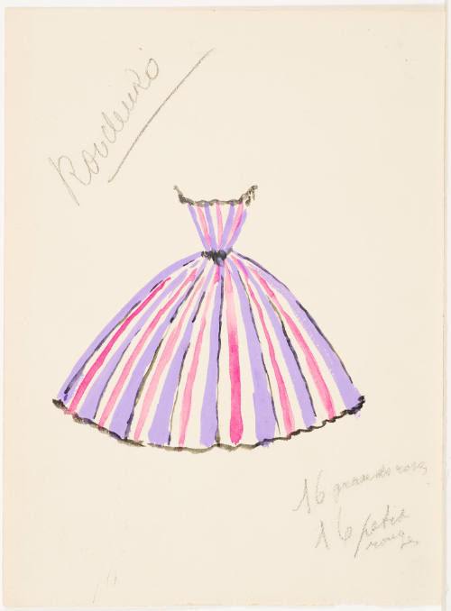 Cocodette's Dress for the Ballet "Gaité Parisienne"