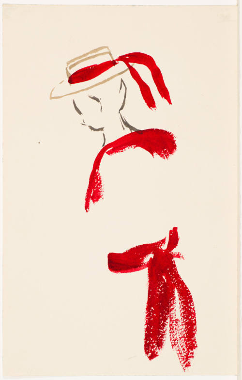 Design for Hat for the Ballet "Gaité Parisienne"