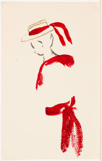 Design for Hat for the Ballet "Gaité Parisienne"