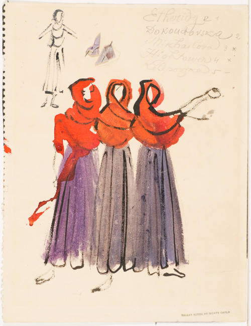 Woman from the Ballet "The Seventh Symphony"