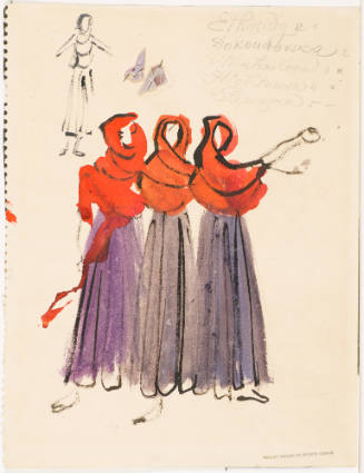 Woman from the Ballet "The Seventh Symphony"