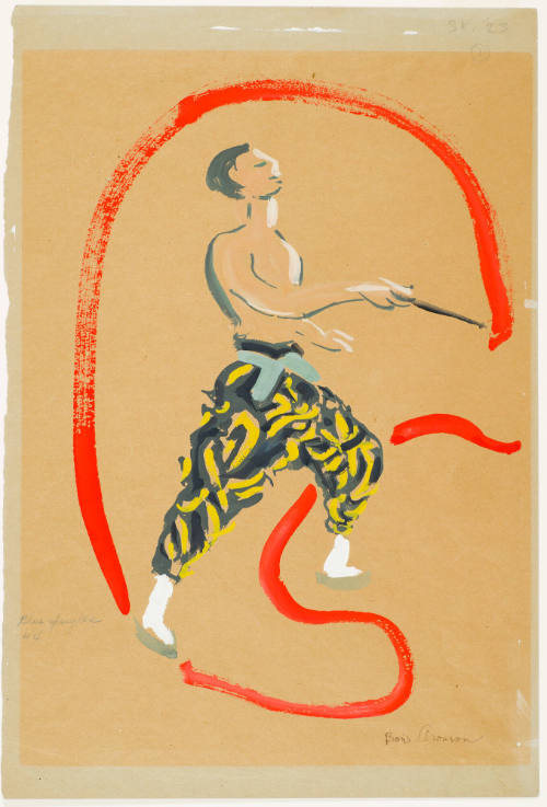 Ribbon Dancer for the Ballet "The Red Poppy" (Scene I)