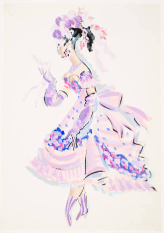 Dance Hall Girl for the Ballet “Ghost Town”