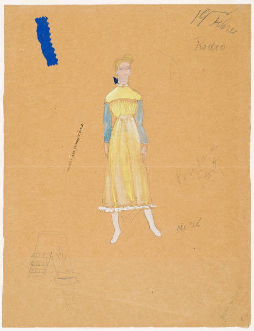 Cowgirl for the Ballet "Rodeo or the Courting at Burnt Ranch" (Scene II)