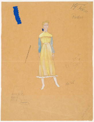 Cowgirl for the Ballet "Rodeo or the Courting at Burnt Ranch" (Scene II)