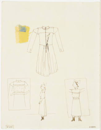 Cowgirl for the Ballet "Rodeo or the Courting at Burnt Ranch" (Scene II)