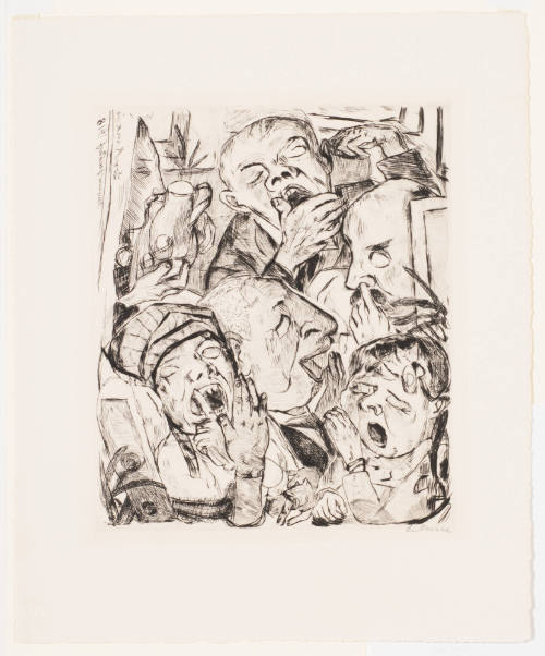 People Yawning (Die Gahnenden)