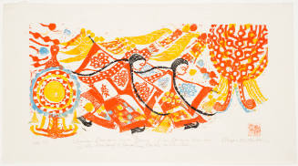 Chinese Dancers and Drum