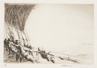 Walking up the Topsail