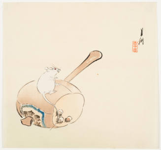 Rat on "Good Luck" Mallet