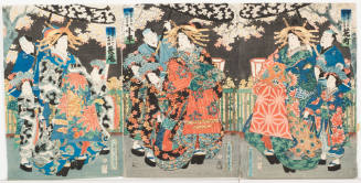 The Courtesans Hanamachi, Koguruma and Nagao