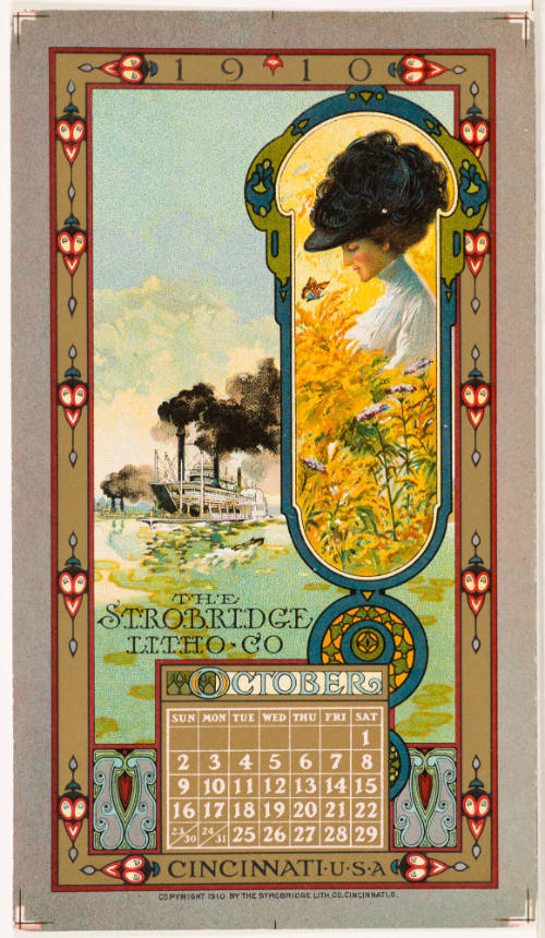 Calendar Card / October 1910