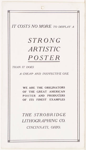 Calendar Card / October 1910