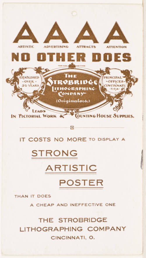 Calendar Card /  March 1911