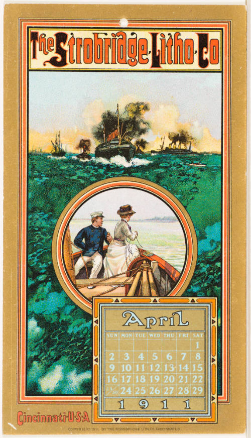 Calendar Card /  April 1911