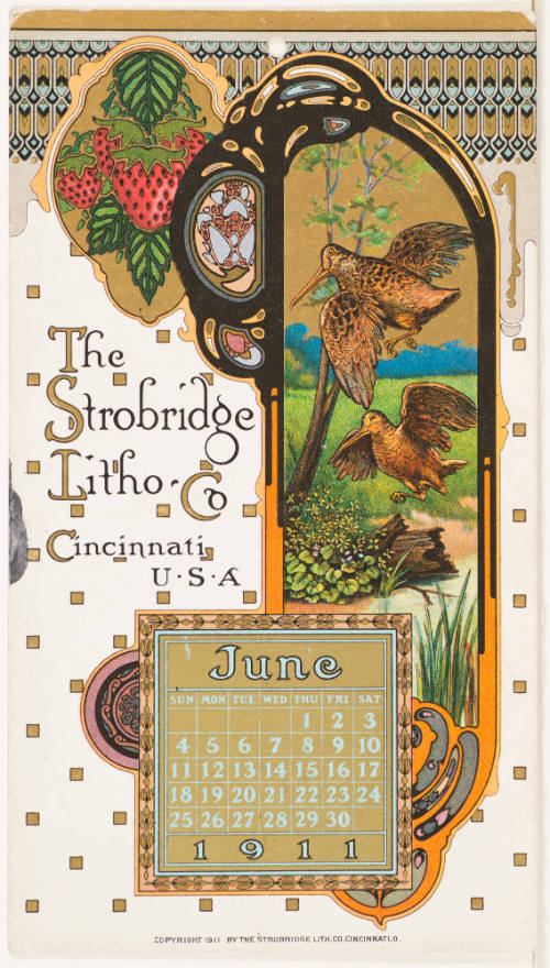 Calendar Card /  June 1911