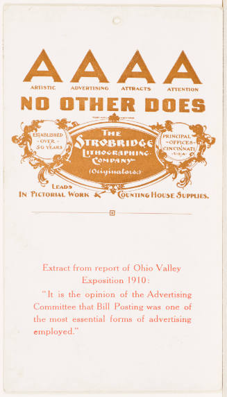 Calendar Card /  July 1911