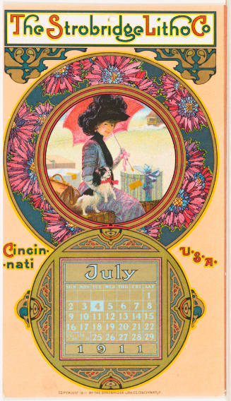 Calendar Card /  July 1911