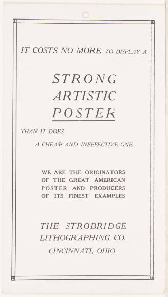 Calendar Card /  November 1911