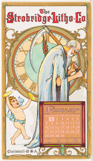 Calendar Card /  January 1912