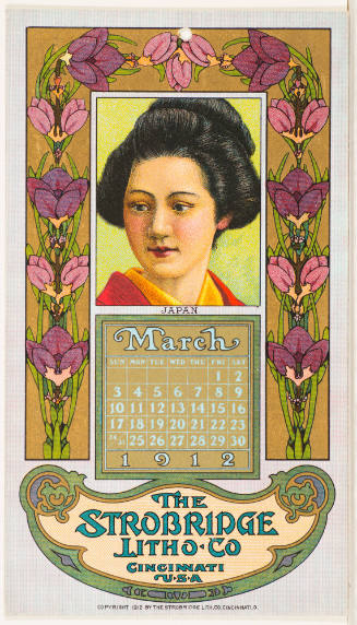 Calendar Card /  March 1912