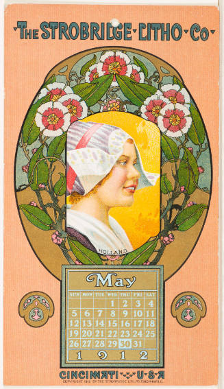 Calendar Card /  May 1912
