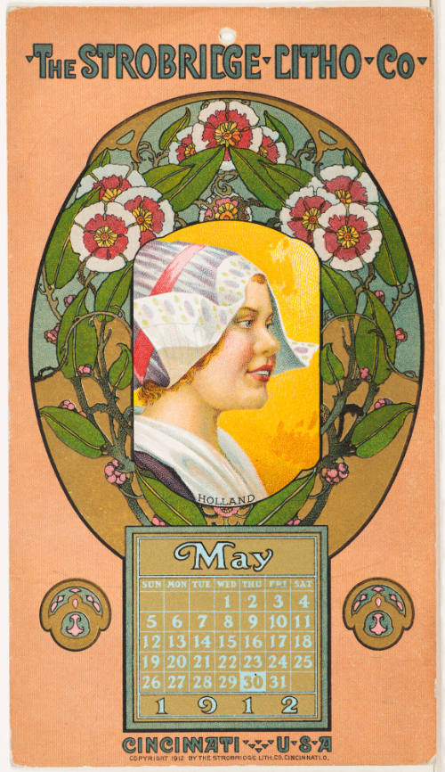 Calendar Card /  May 1912