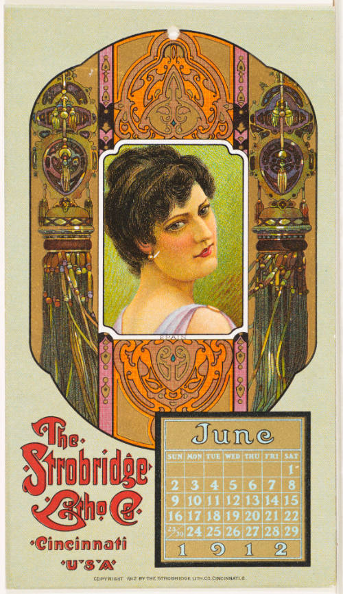 Calendar Card /  June 1912