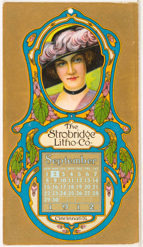 Calendar Card /  September 1912