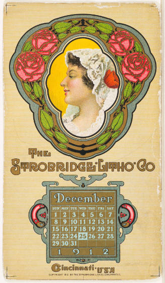 Calendar Card /  December 1912