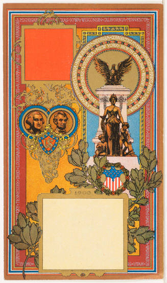 Calendar Card / 1900 Freedom Statue