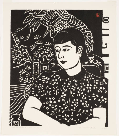 Girl in Chinese Cotton Dress