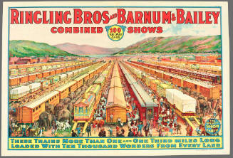 Ringling Bros and Barnum & Bailey Combined Shows: 100 Railway Cars