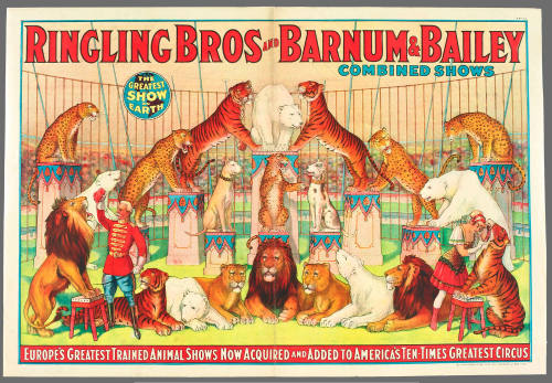 Ringling Bros and Barnum & Bailey Combined Shows: Europe's Greatest Trained Animal Shows Now Acquired and Added to Amerca's Ten-Times Greatest Circus