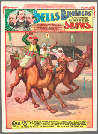 Sells Brothers' Enormous United Shows: Camel Races
