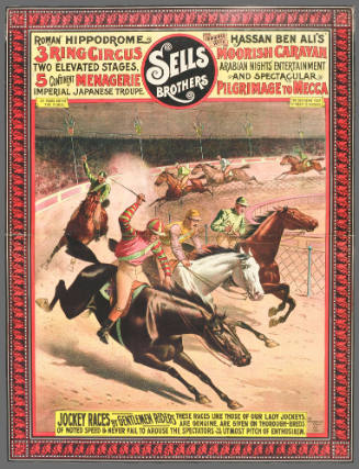 Sells Brothers: Jockey Races by Gentlemen Riders