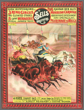 Sells Brothers: 4 Horse Chariot Race a Sport of the Ancient Roman Era