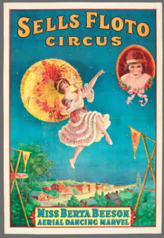 Sells-Floto Circus: Miss Berta Beeson / Aerial Dancing Marvel