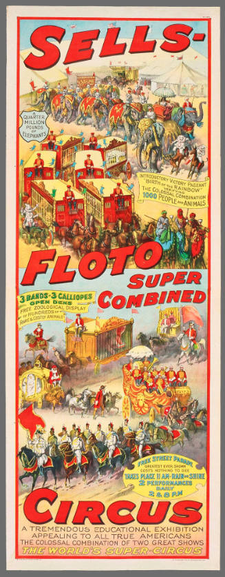 Sells-Floto Super Combined Circus: Free Street Parade