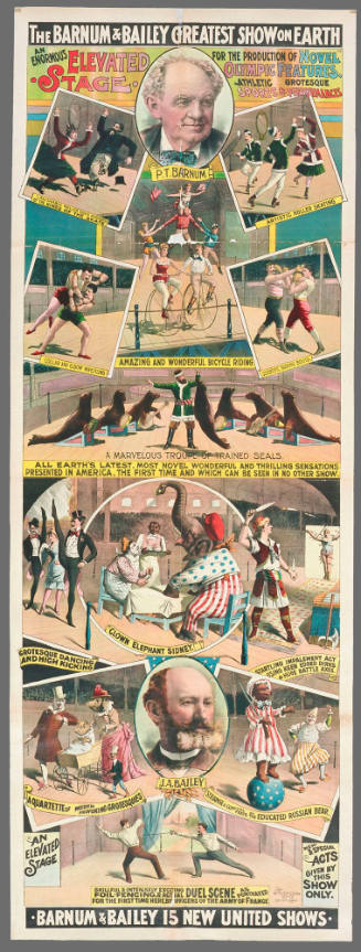 The Barnum & Bailey Greatest Show on Earth: An Enormous Elevated Stage for the Production of Novel Olympic Features, Athletic Grotesque Sports & Performances