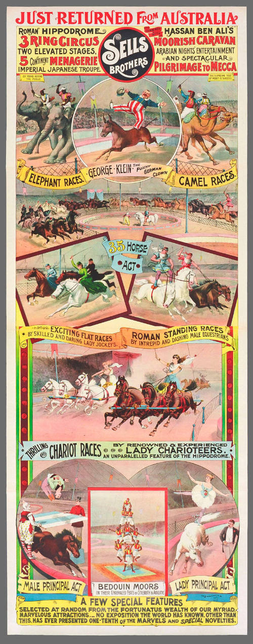 Sells Brothers Just Returned from Australia: A Few Special Features