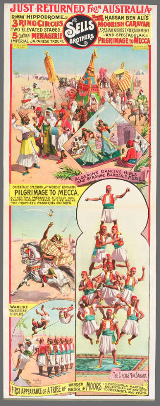 Sells Brothers Just Returned From Australia: First Appearance of a Tribe of Berber and Bedouin Moors