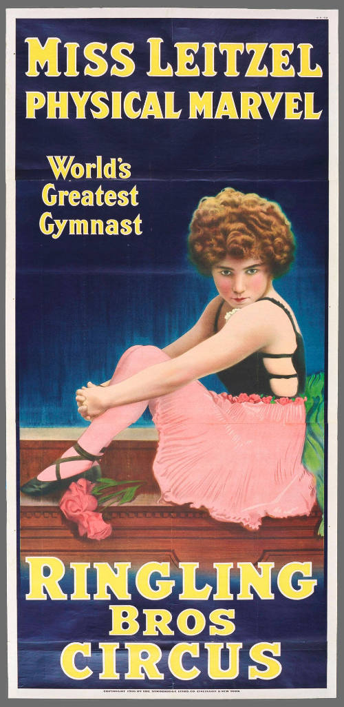 Miss Leitzel Physical Marvel /  World's Greatest Gymnast / Ringling Bros Circus
