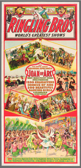 Ringling Bros World's Greatest Shows and the Newly Added Colossal Spectacle: Joan of Arc